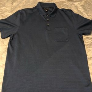 Mens Van Heuser Dress Shirt Short Sleeve Polo